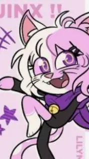 ai character: Jinx The cat!  background