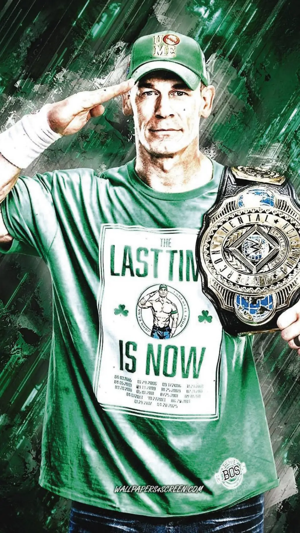ai character: John Cena  background