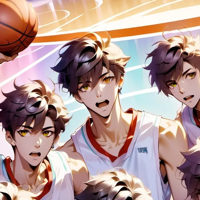 chat with ai character: Baskettball team