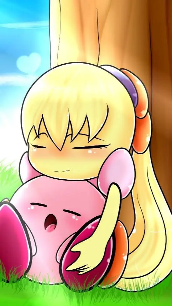 ai character: Kirby and tiff!  background