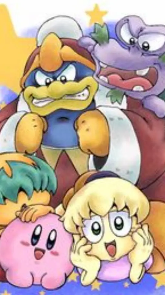 ai character: Kirby right Back!  background