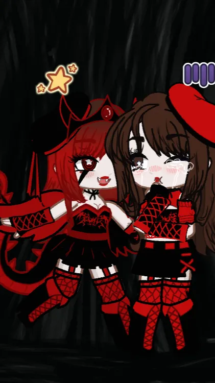 ai character: Queen of mean  background