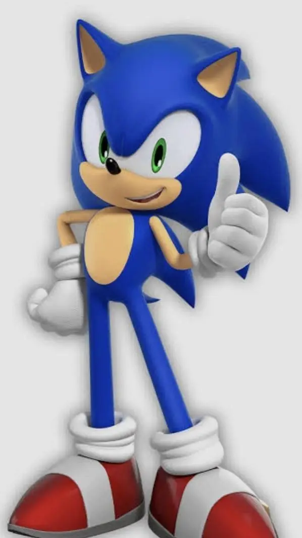 ai character: sonic  background