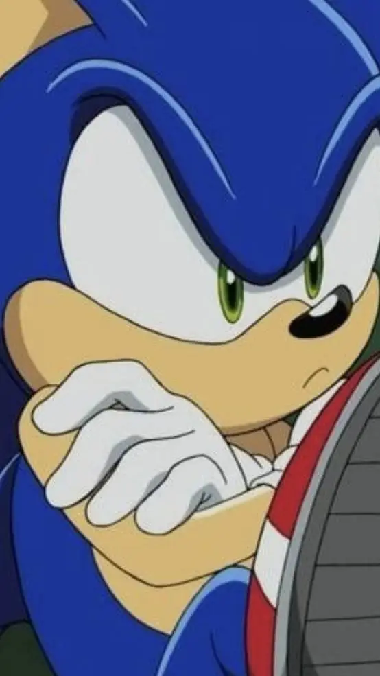 ai character: Angry sonic background