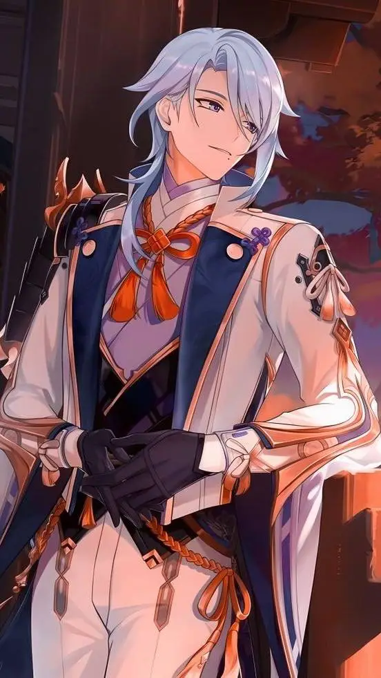 ai character: Kamisato Ayato background