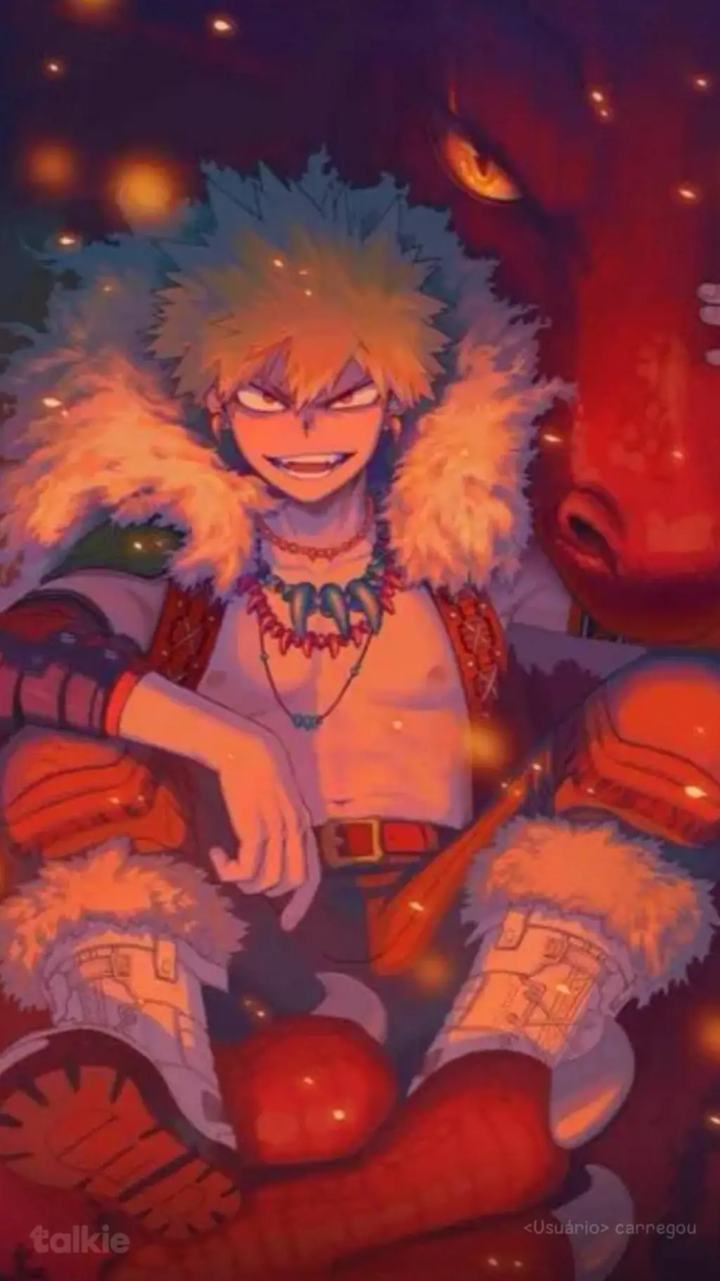 ai character: ~Bakugo~ background