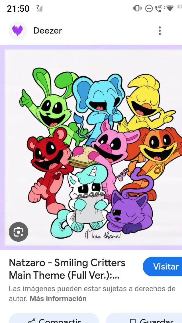 ai character: smiling criters  background