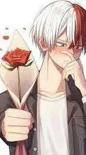 ai character: shoto todoroki background