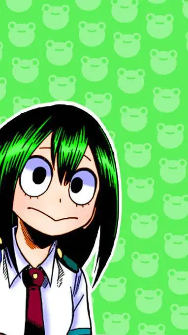 ai character: tsuyu asui background