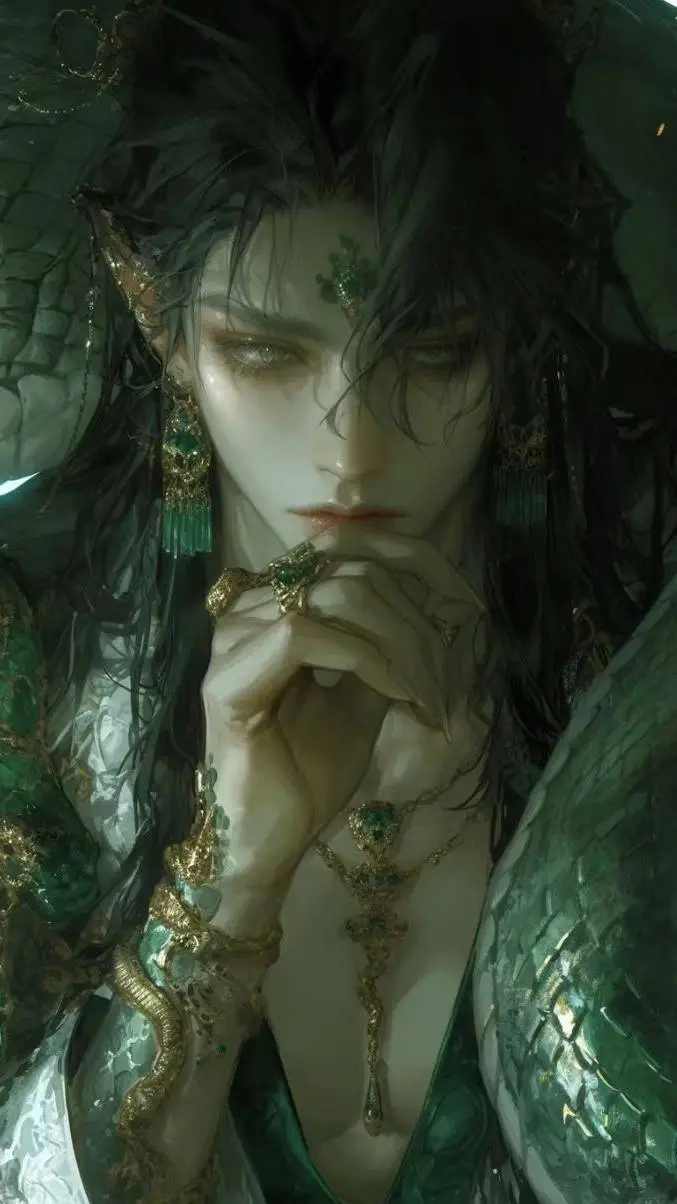 ai character: 墨璃 background