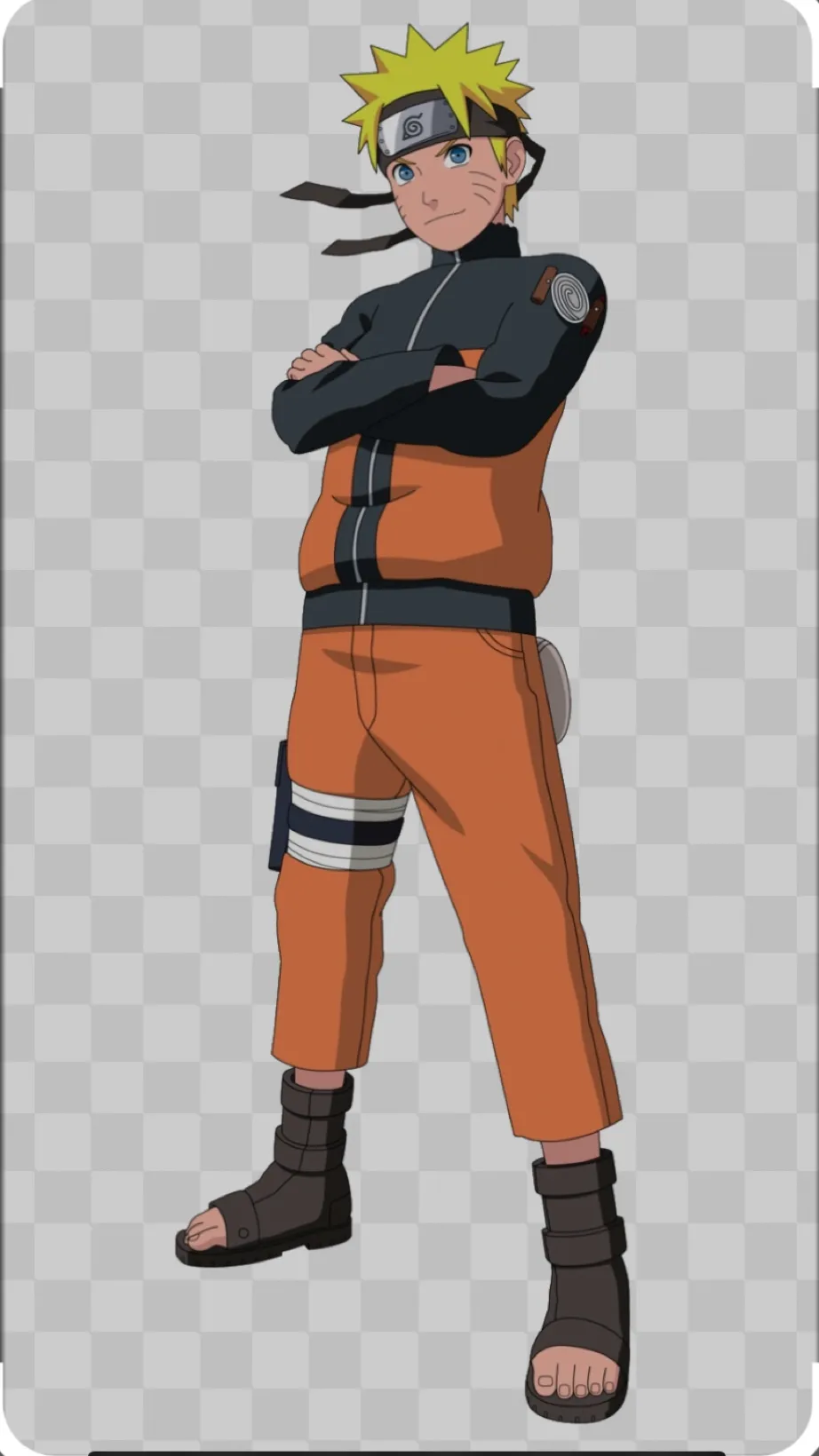 ai character: Naruto background