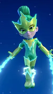 ai character: Green goblin  background