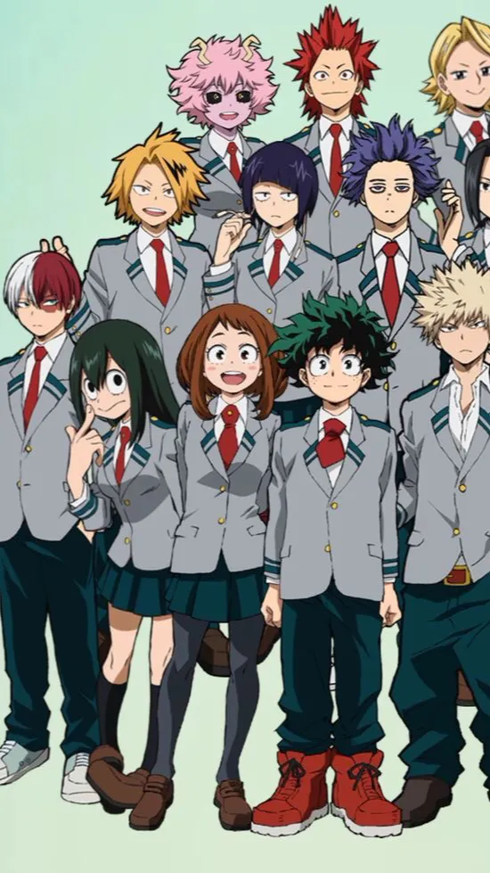 ai character: Mha hang out  background