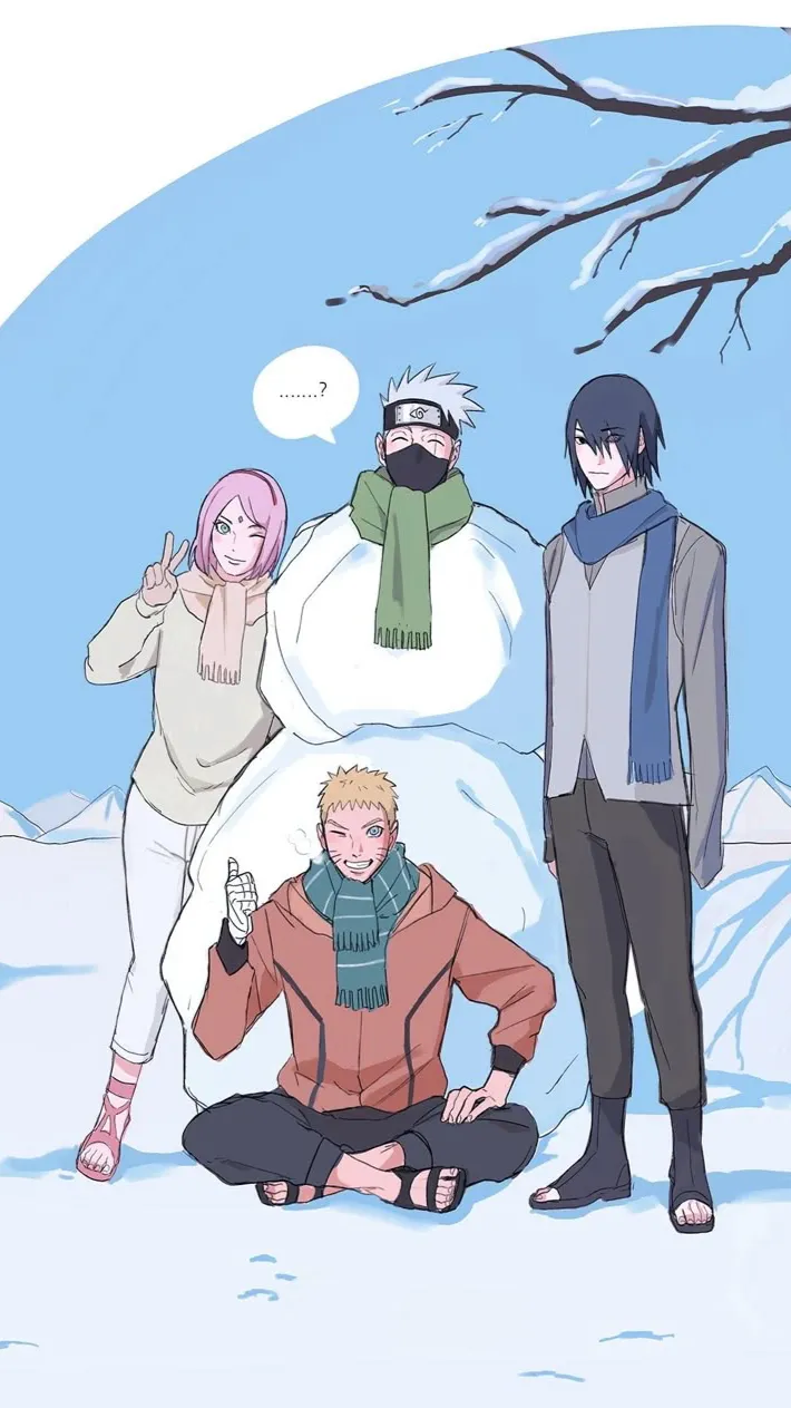 ai character: Naruto Xmas  background