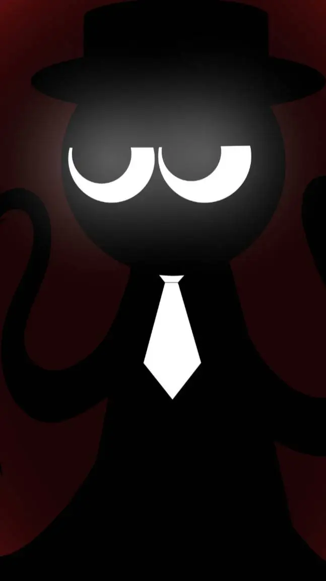 ai character: black hat background