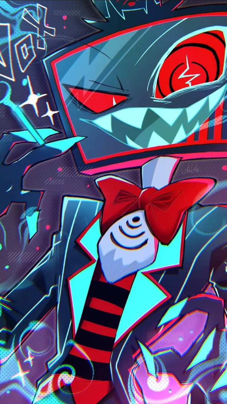 ai character: 📺✯vox✯📺 background