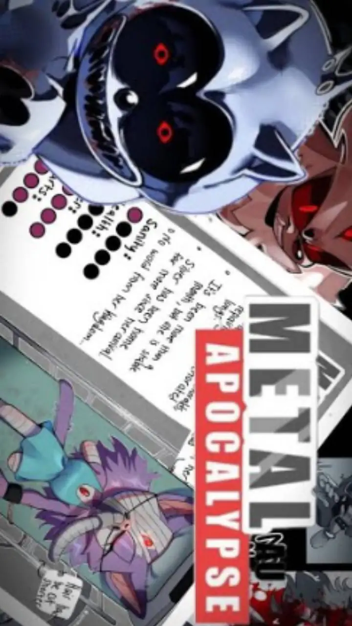 ai character: METAL AU APOCALIPS background