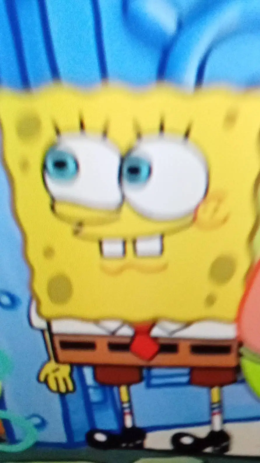 ai character: spongebob background