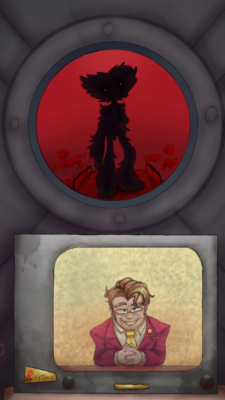 ai character: Huggy background