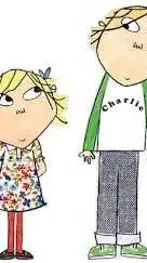 ai character: charlie and lola  background
