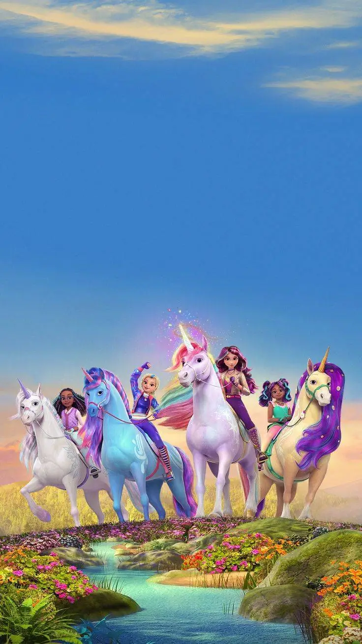 ai character: unicorn Academy background