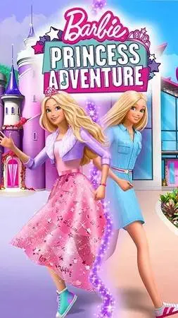 ai character: barbie princess  background