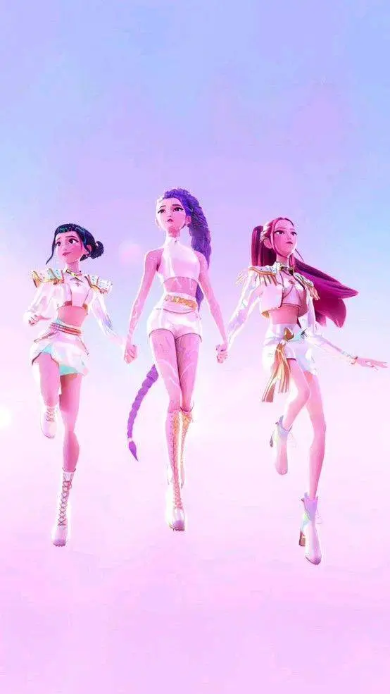 ai character: Kpop demon hunters background