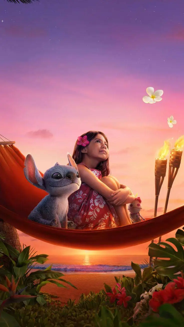 ai character: Lilo & Stitch background