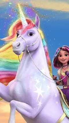 ai character: Unicorn Academy background