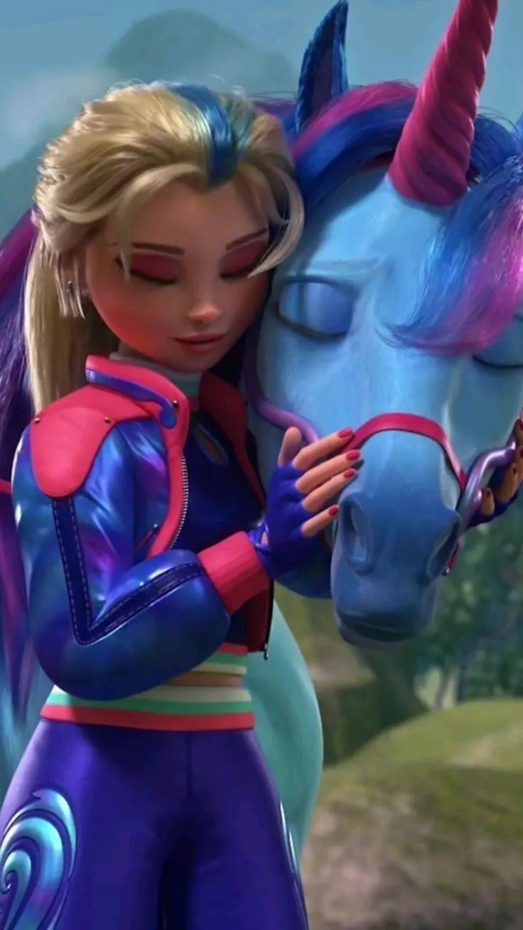 ai character: Unicorn Academy background