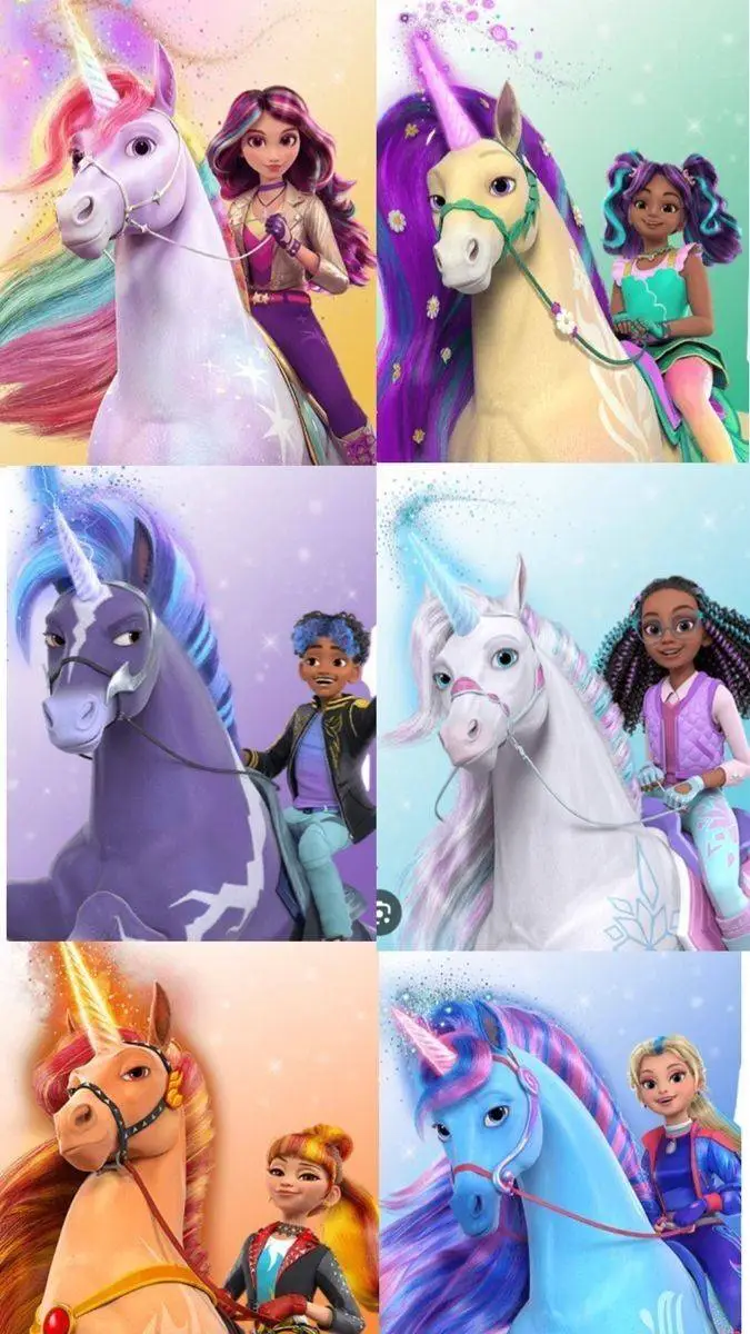ai character: Unicorn Academy background