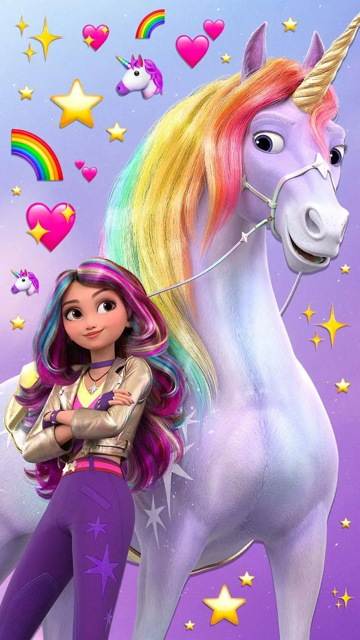 ai character: Unicorn Academy background
