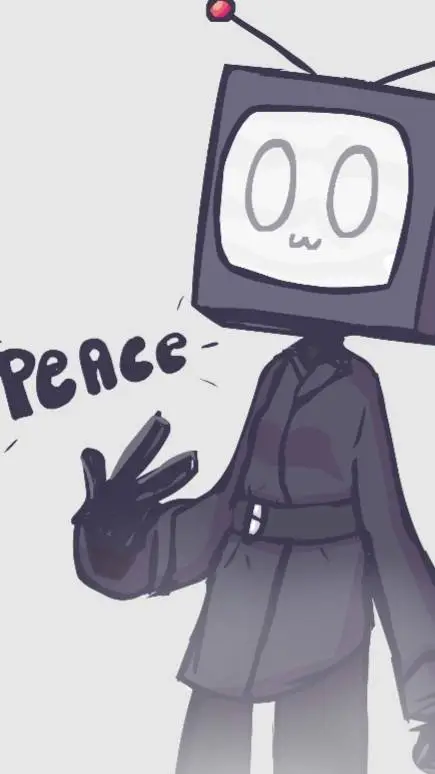 ai character: tv woman background
