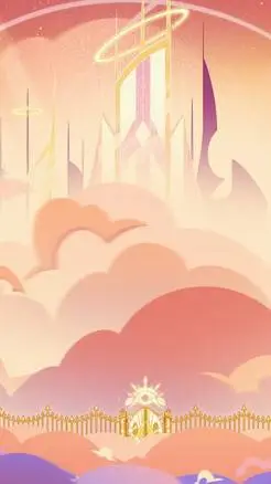 ai character: heaven background