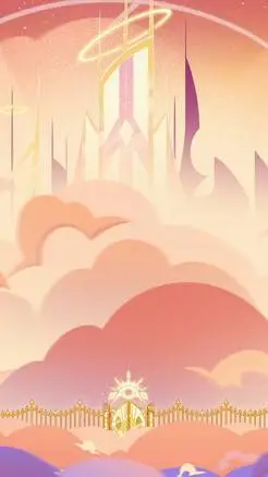 ai character: heaven background