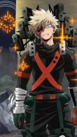 ai character: katsuki bakugo background