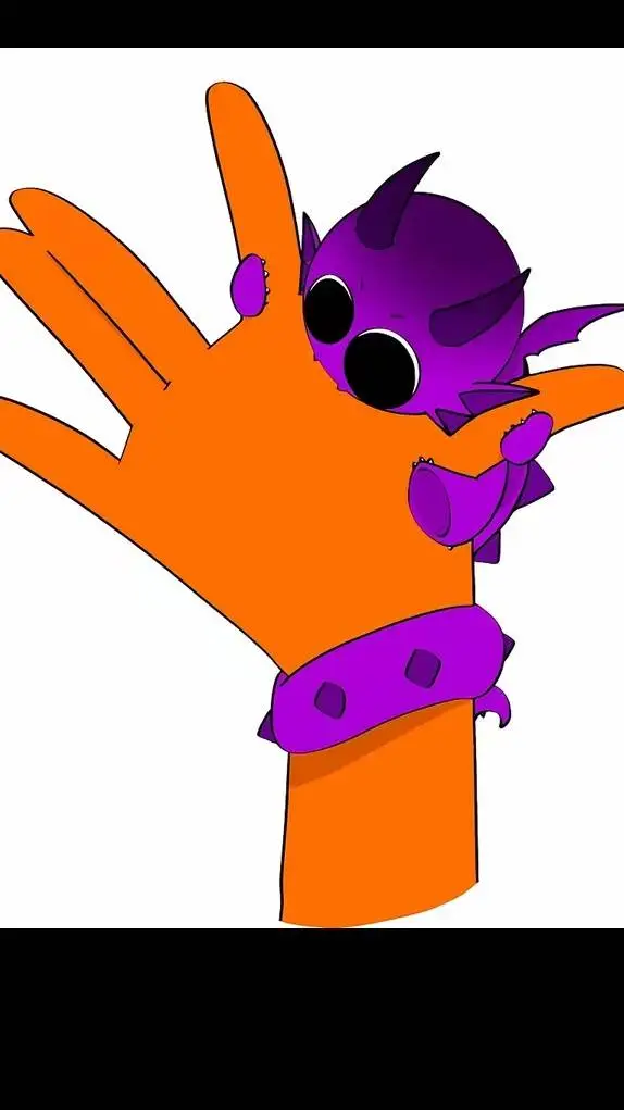 ai character: oren x durple xd background
