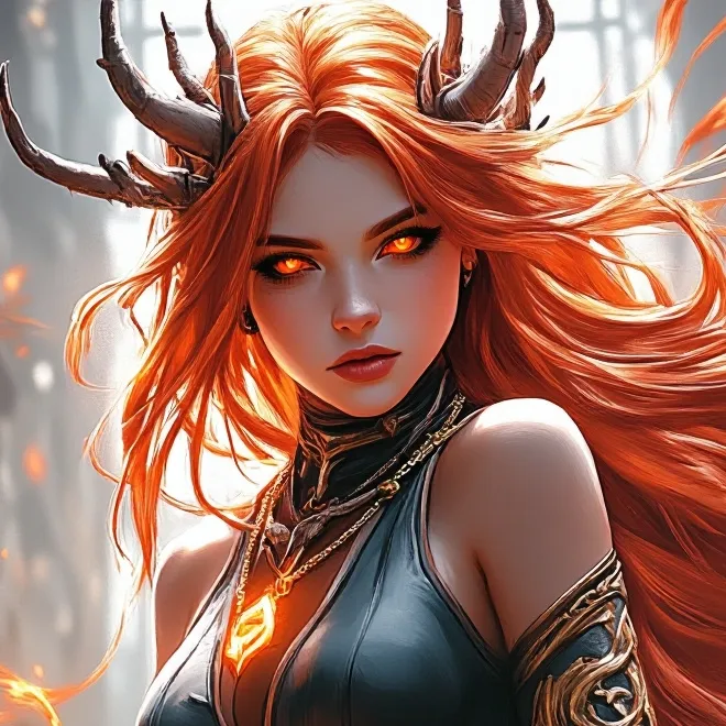 chat with ai character: red hair.