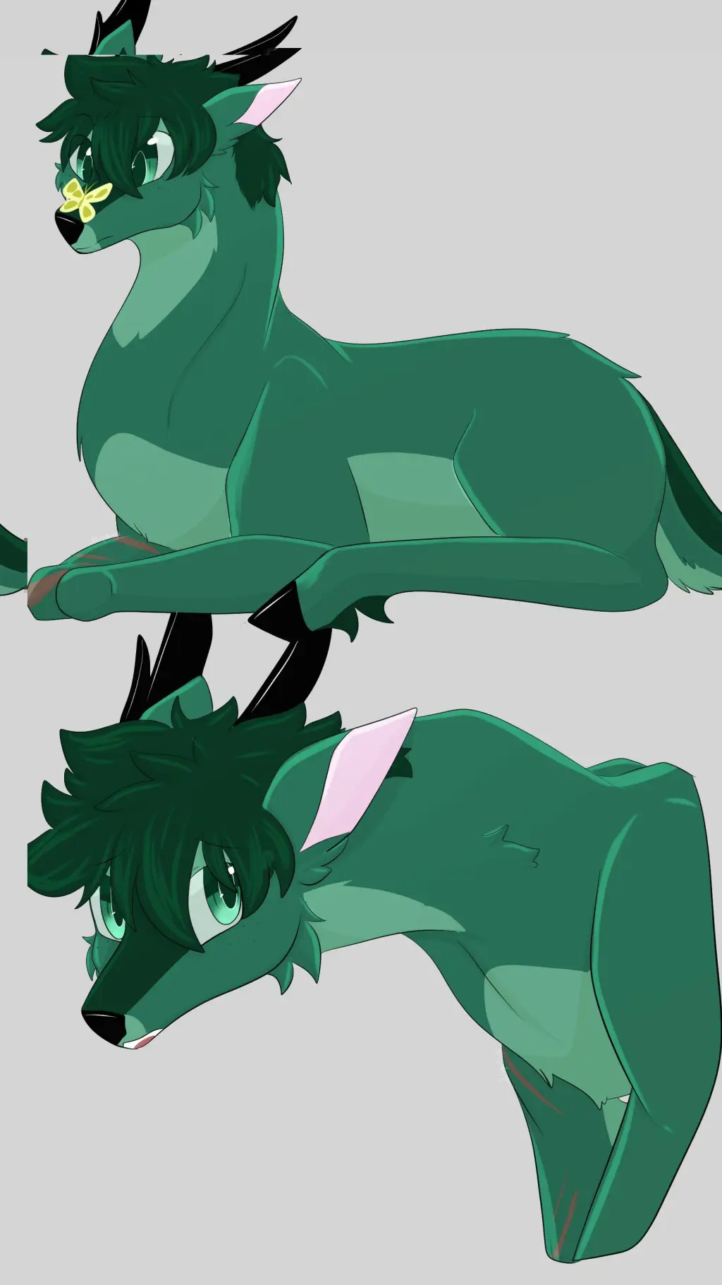 ai character: Mha....AS DEERS!? background