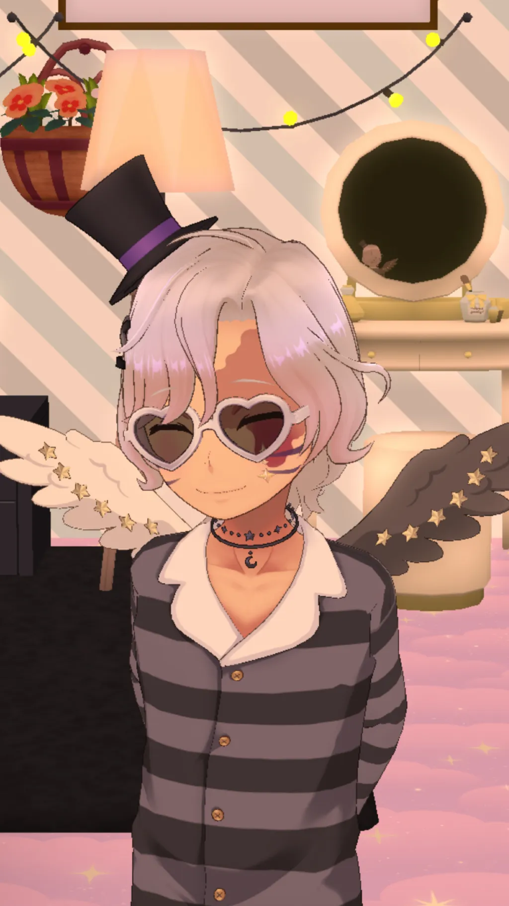 ai character: Ziggy's birthday background