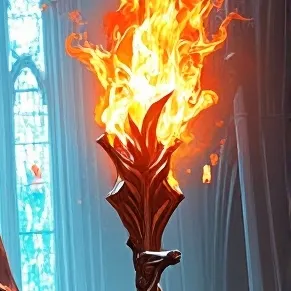 chat with ai character: the mages flame 
