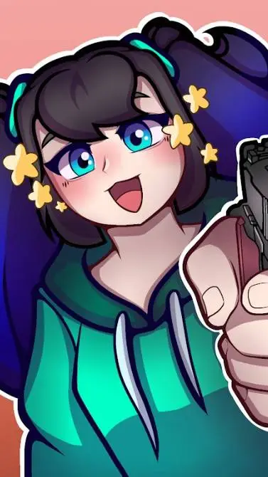 ai character: Lumina_ym!! background