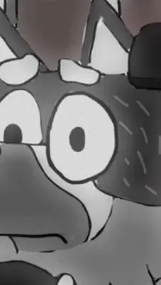 ai character: bluey horror Pt 2 background