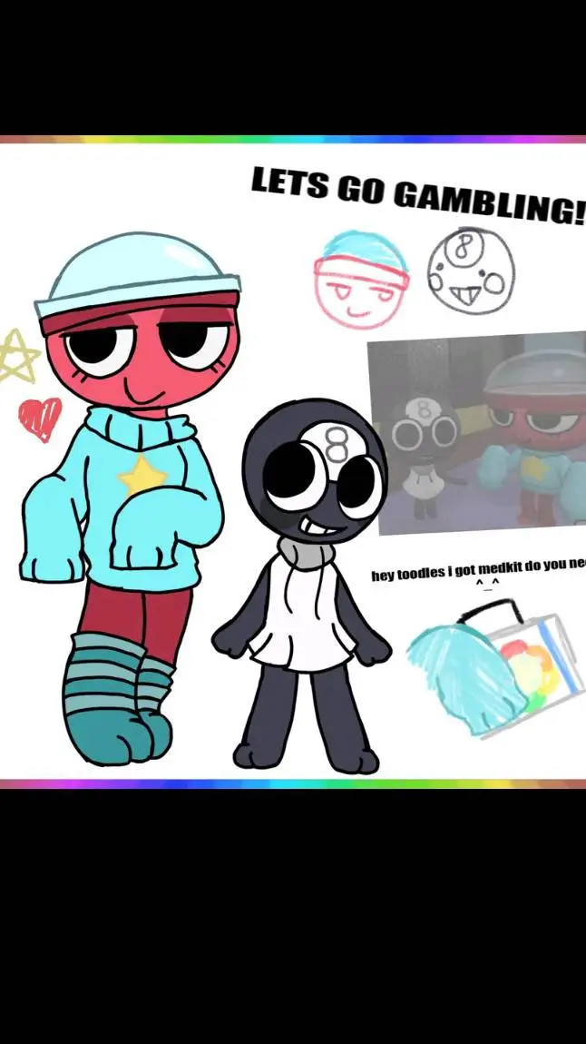 ai character: duo gambler  background