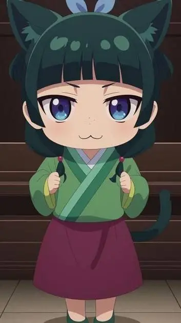 ai character: maomao background
