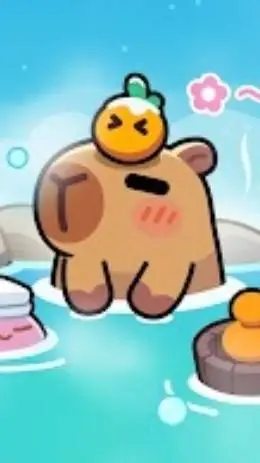ai character: capibara tierno   background