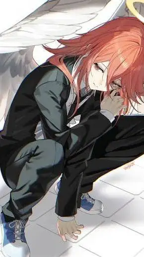 ai character: el demonio ángel background