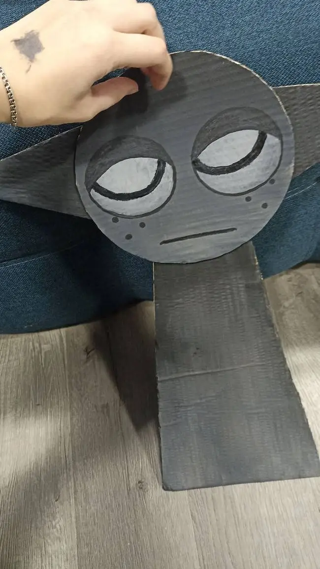 ai character: Autistic Emo background