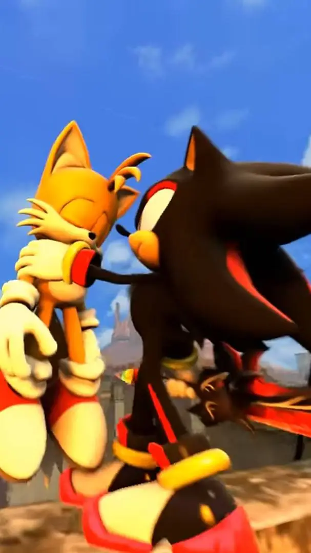 ai character: Shadow beats Tails background