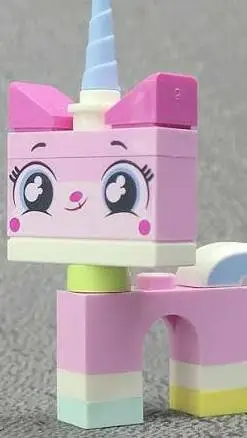 ai character: Lego Unikitty background